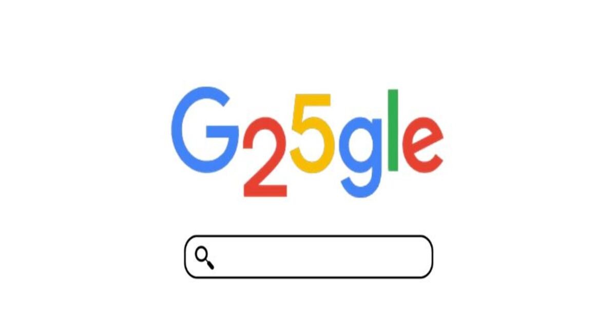 Google's 25th birthday